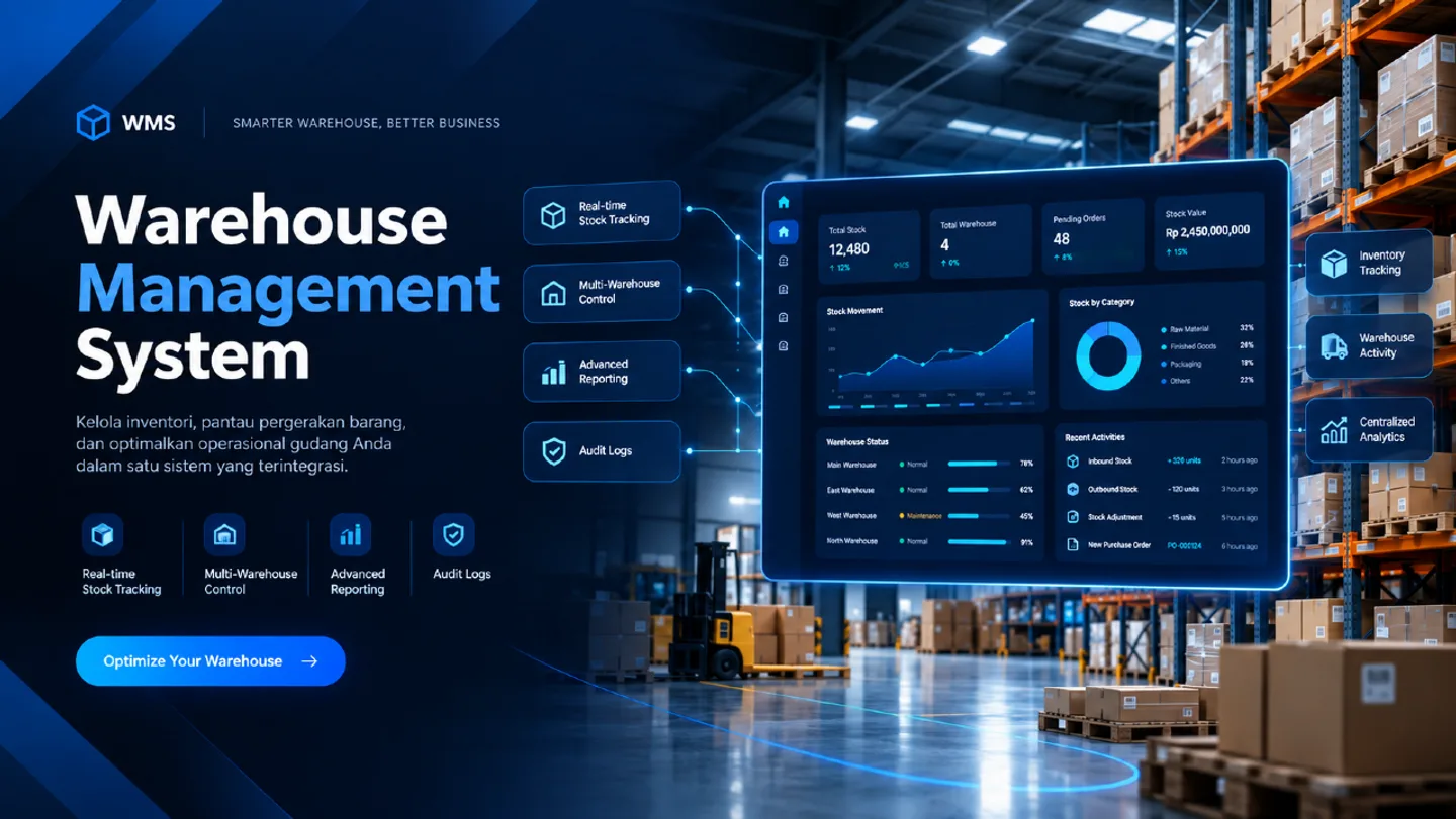 Warehouse Management System inventory platform interface